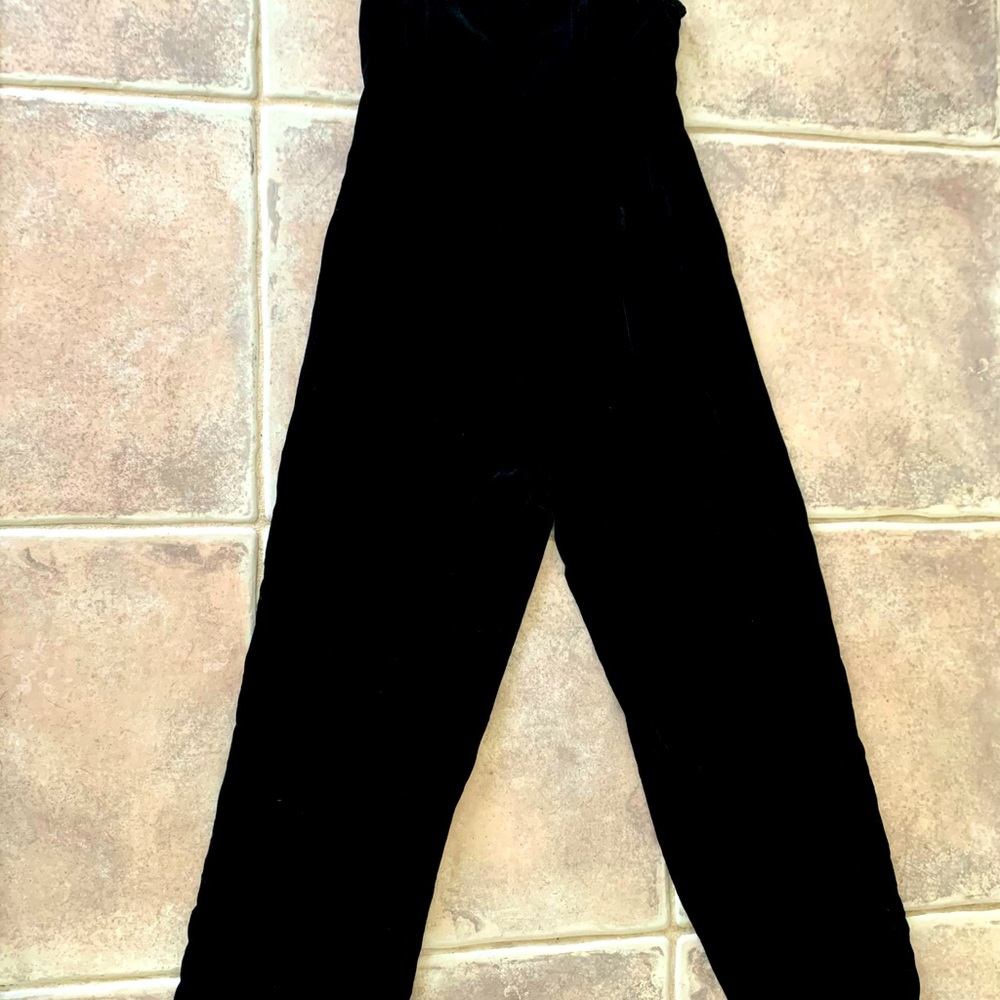 Black Velvet Jumpsuit